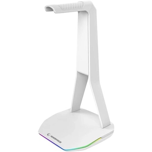 Stojak na słuchawki RAMPAGE Tower T14 RGB Wbudowany HUB USB, Wysokość 257 mm Biały