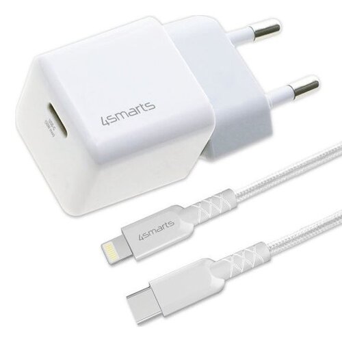 Ładowarka sieciowa 4SMARTS GaN 30W Biały