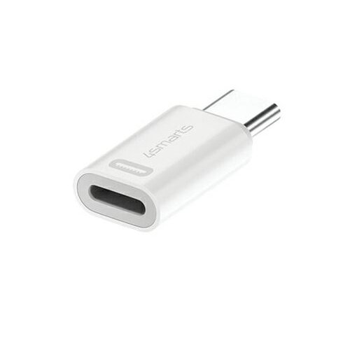 Adapter USB Typ C - Lightning 4SMARTS 540711 Biały (2 szt.)
