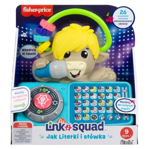 Zabawka interaktywna FISHER PRICE Link Squad jak literki i słówka HYL35