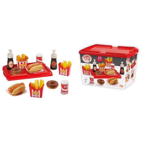 Zabawka zestaw hot-dog ECOIFFIER 100% Chef 7600002423