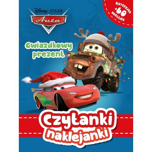 Książka z naklejkami Czytanki naklejanki Gwiazdkowy prezent Disney Auta (miękka okładka)