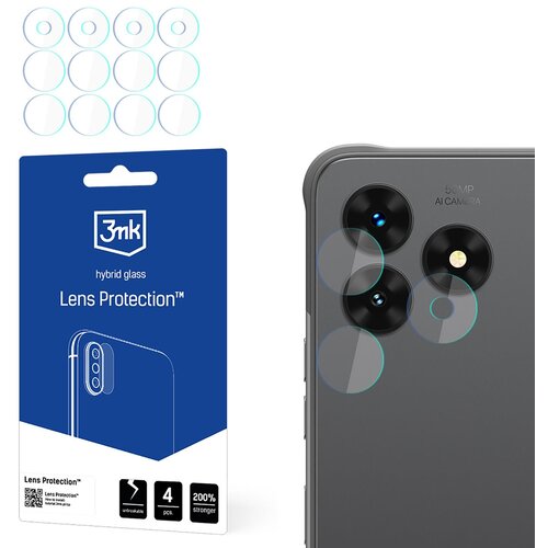 Szkło hybrydowe na obiektyw 3MK Lens Protection do MyPhone Hammer Blade Va 5G