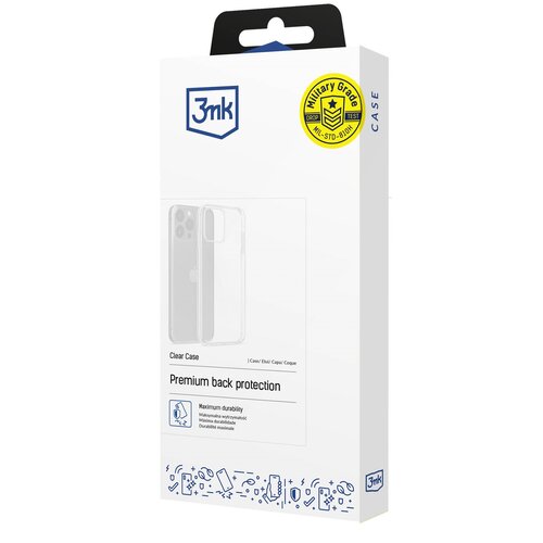 Etui 3MK Clear Case do Xiaomi Redmi Note 14 Pro+ Przezroczysty