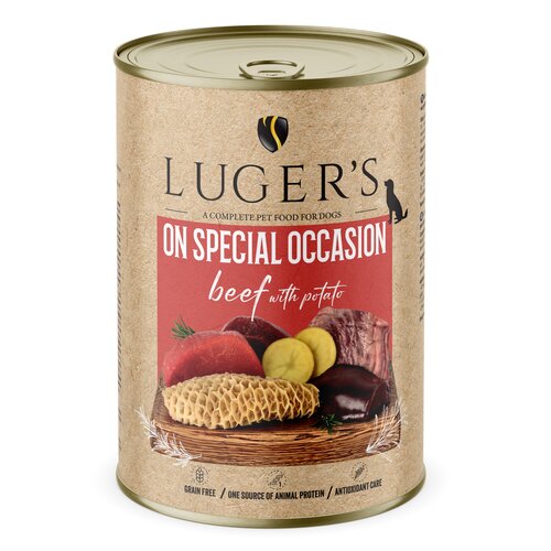Karma dla psa LUGER'S On Special Occasion Wołowina z ziemniakami 400 g