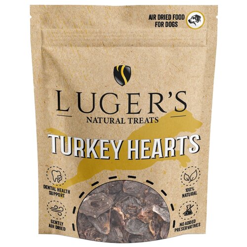 Gryzak dla psa LUGER'S Natural Treats Serca z indyka 150 g