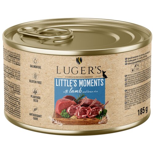 Karma dla psa LUGER'S Little's Moments Jagnięcina z ryżem brązowym 185 g