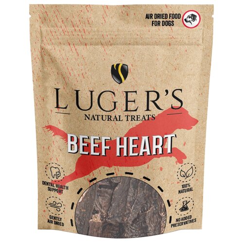 Gryzak dla psa LUGER'S Natural Treats Serca wołowe 100 g