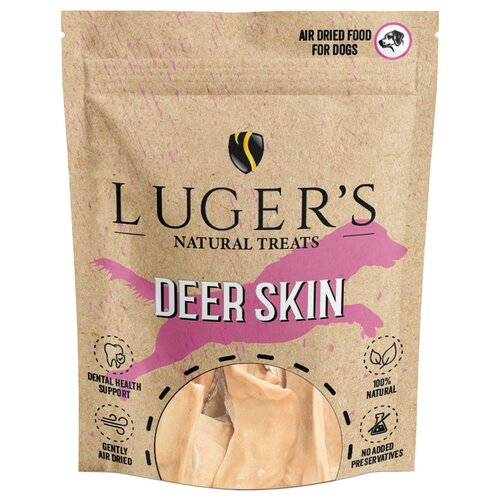 Gryzak dla psa LUGER'S Natural Treats Skóra jelenia 100 g