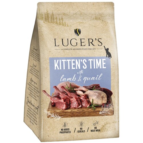 Karma dla kota LUGER'S Kitten's Time Jagnięcina z przepiórką 500 g