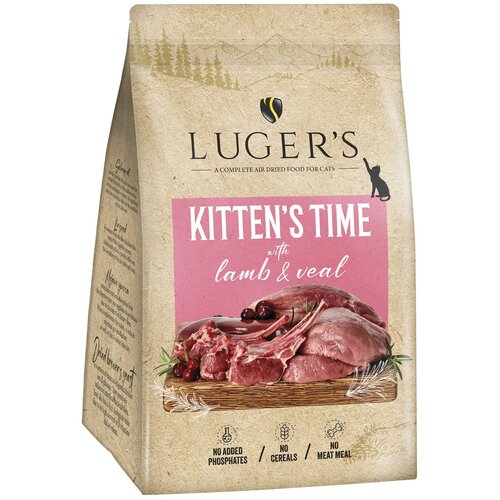 Karma dla kota LUGER'S Kitten's Time Jagnięcina z cielęciną 500 g