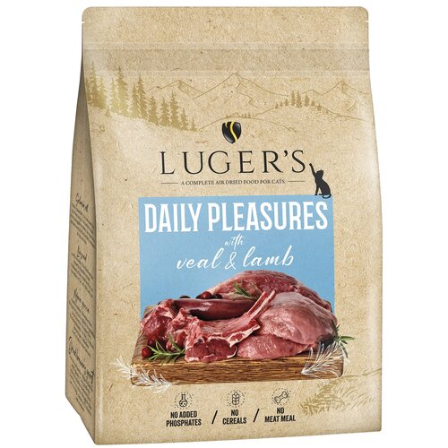 Karma dla kota LUGER'S Daily Pleasures Cielęcina z jagnięciną 1 kg