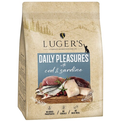 Karma dla kota LUGER'S Daily Pleasures Dorsz z sardynką 1 kg