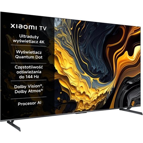 Telewizor XIAOMI Max 2025 85" QLED 4K 144Hz Google TV Dolby Atmos Dolby Vision HDMI 2.1