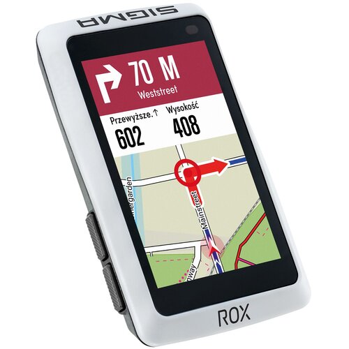 Licznik rowerowy SIGMA Rox 12.1 Evo Basic Set Biały Podświetlany