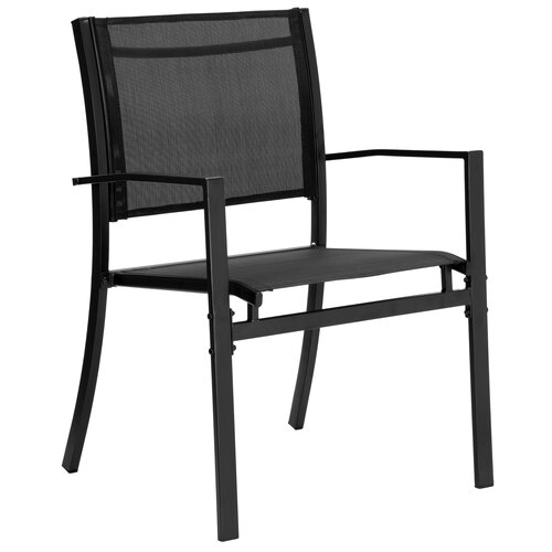 Zestaw mebli ogrodowych EHOKERY Graciosa Black 4w1 Czarny