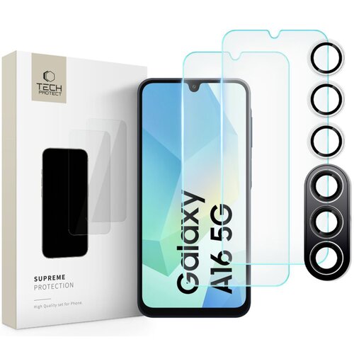 Szkło hartowane TECH-PROTECT Supreme Set do Samsung Galaxy A16 4G/5G