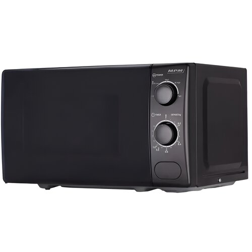 Kuchnia mikrofalowa MPM-20-KMM-12 700W średnica 25.5 cm pojemność 20L Gotowanie, Podgrzewanie,Rozmrażanie Czarny