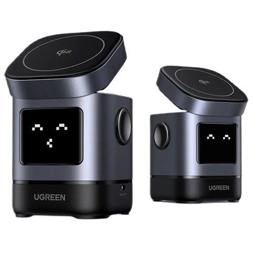 Ładowarka indukcyjna UGREEN Uno W709 2w1 25W Czarny