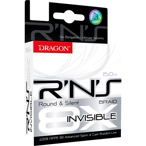 Plecionka DRAGON R N S 8X Invisible 0.14 mm / 150 m Przezroczysty