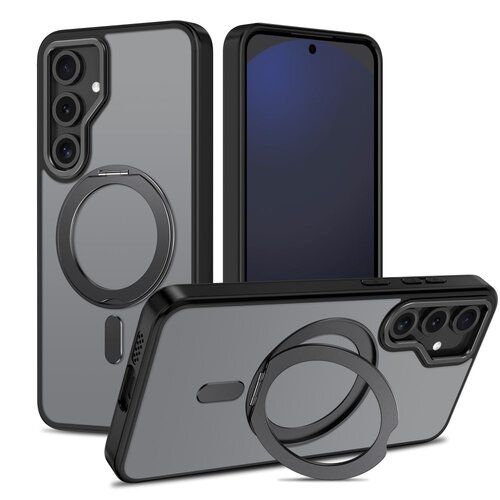 Etui TECH-PROTECT Magring MagSafe do Samsung Galaxy S24 FE Czarny