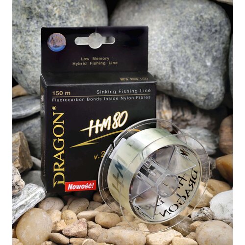 Żyłka DRAGON HM80 V.2 Mono 0.182 mm / 150 m Jasnozielony