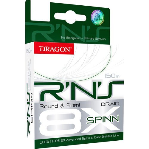 Plecionka DRAGON R N S 8X Spinn 0.22 mm / 150 m Zielony