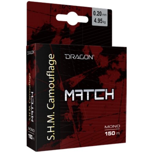 Żyłka DRAGON S.H.M. Camouflage Match 0.18 mm / 150 m Brązowo-czarny