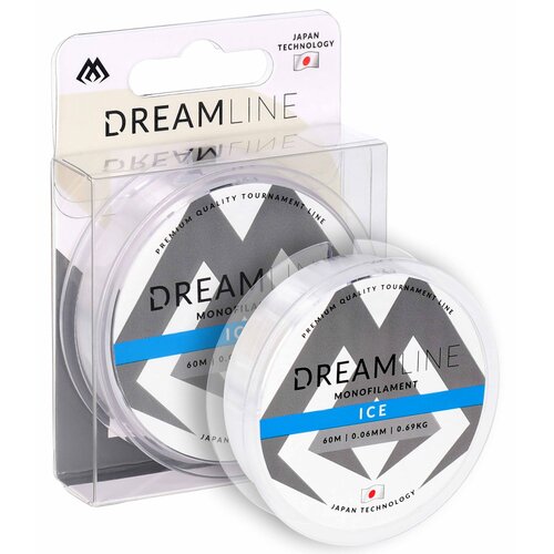Żyłka MIKADO Dreamline Ice 0.10 mm / 60 m Transparentny