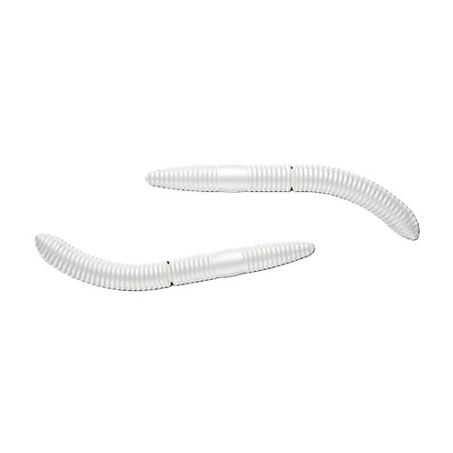 Przynęta LIBRA LURES Fatty D’Worm 6.5 cm Silver Pearl