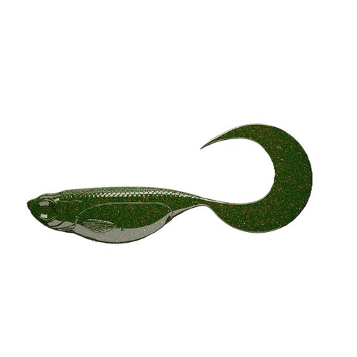 Przynęta LIBRA LURES Embrion Twist Tail 1.75 4.5 cm Motor Oil Green