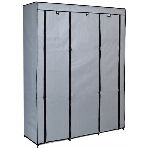 Szafa tekstylna GOCKOWIAK Mira Maxi (175 x 135 x 45 cm) Szary