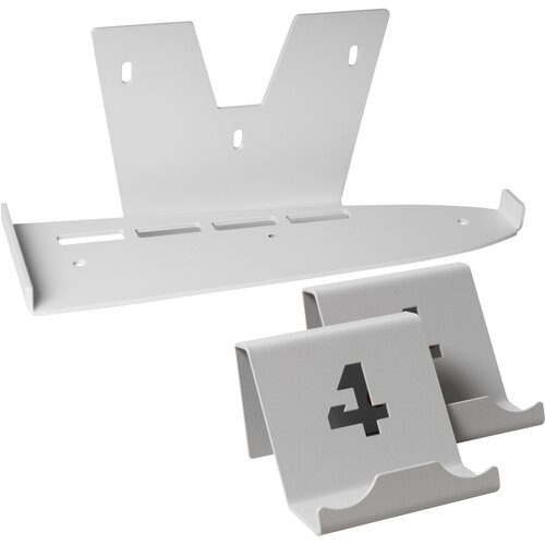 Zestaw uchwytów 4MOUNT 4M-PS5S-W-V2 do konsoli PS5 Slim Biały