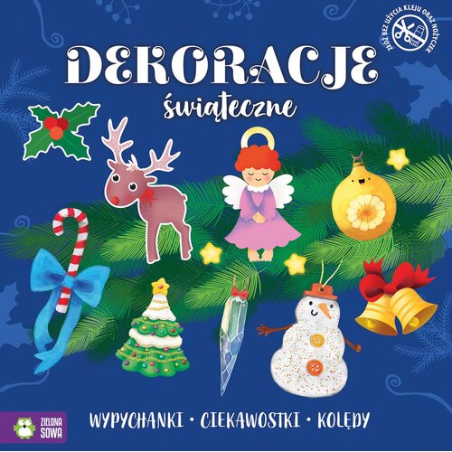 Książka Świąteczne wypychanki Dekoracje świąteczne (miękka okładka)
