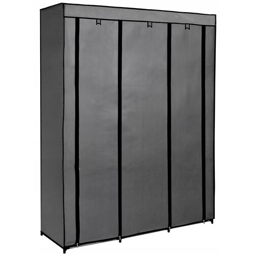 Szafa tekstylna GOCKOWIAK Mira Maxi (175 x 135 x 45 cm) Antracyt