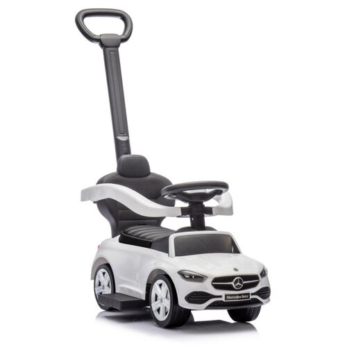 Jeździk MILLY MALLY Mercedes Benz C-Class Deluxe Biały rączka