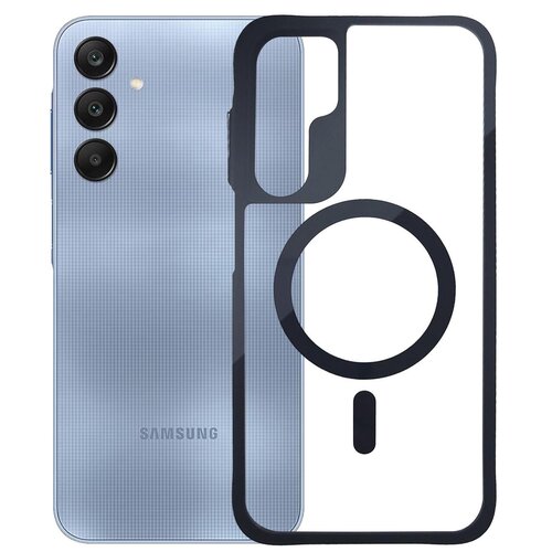 Etui 3MK Satin Armor MagCase do Samsung Galaxy A35 5G Przezroczysto-czarny