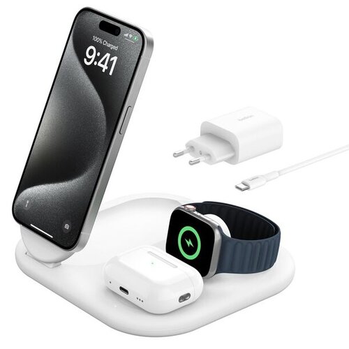 Ładowarka indukcyjna BELKIN BoostCharge WIZ029VFWH 15W Biały