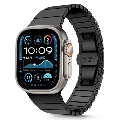 Pasek TECH-PROTECT Linkband do Apple Watch 6/7/8/9/10/SE/Ultra 1/2 (44/45/46/49mm) Czarny