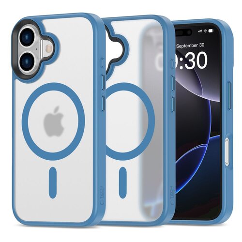 Etui TECH-PROTECT MagMat MagSafe do Apple iPhone 16 Ultramaryna