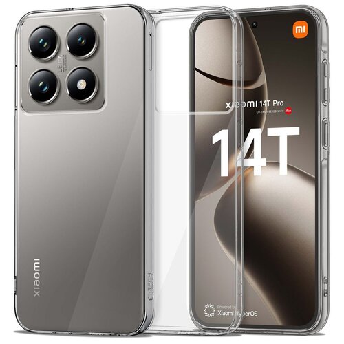 Etui TECH-PROTECT Flexair Hybrid do Xiaomi 14T Pro Przezroczysty