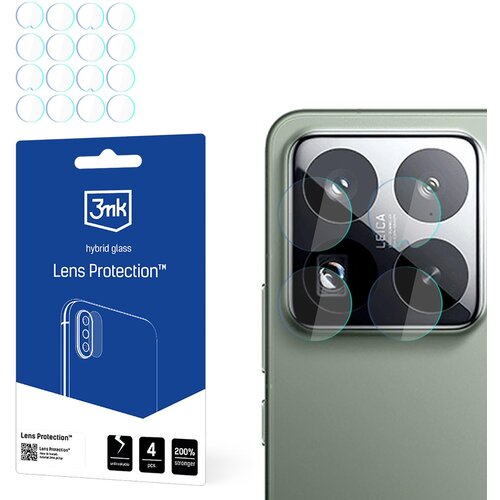 Szkło hybrydowe na obiektyw 3MK Lens Protection do Xiaomi 15 Pro