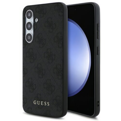 Etui GUESS 4G Metal Gold Logo do Samsung Galaxy S24 FE Szary
