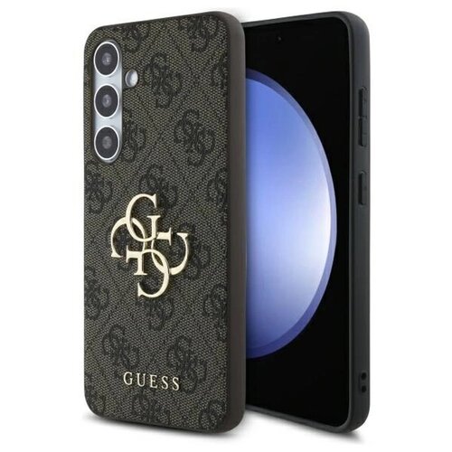 Etui GUESS 4G Big Metal Logo do Samsung Galaxy S24 FE Brązowy