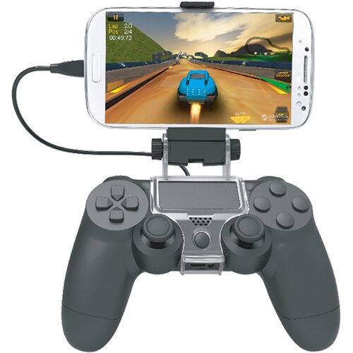 Uchwyt na telefon DOBE TP4-016B do kontrolera PS4 Czarny