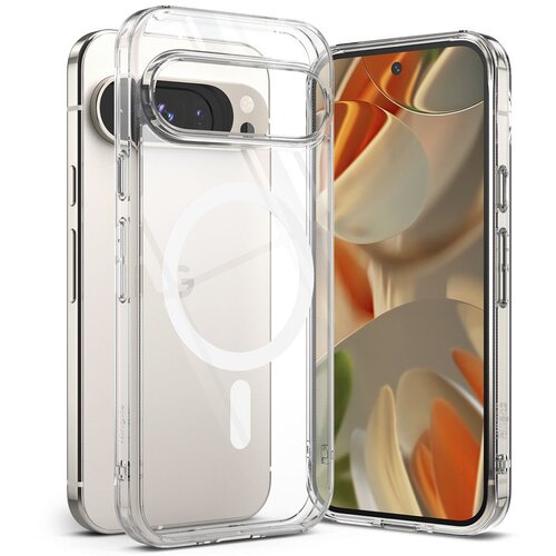 Etui RINGKE Fusion Magnetic MagSafe do Google Pixel 9/9 Pro Przezroczysty