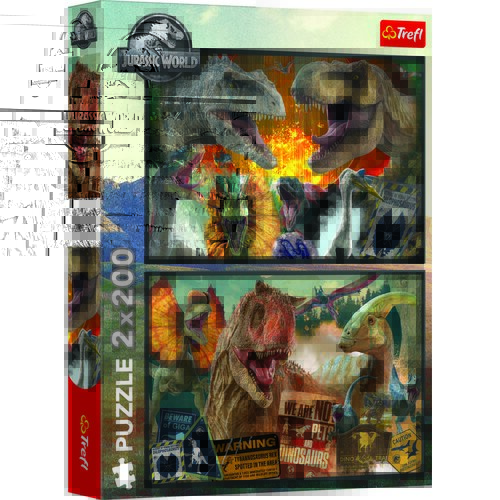 Puzzle TREFL Jurassic World Prehistoryczny świat 13316 (400 elementów)