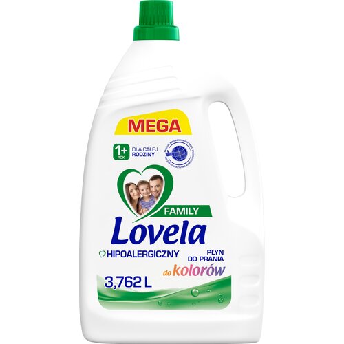 Płyn do prania LOVELA Family Kolor 3762 ml