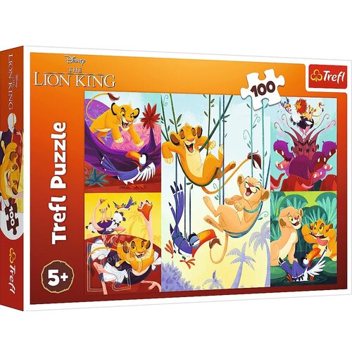 Puzzle TREFL Disney Dzielny Król Lew 16478 (100 elementów)