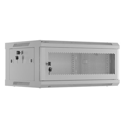 Szafa RACK LANBERG 19" 4U WF01-6404-23S 600 x 450 mm, Wisząca Szary